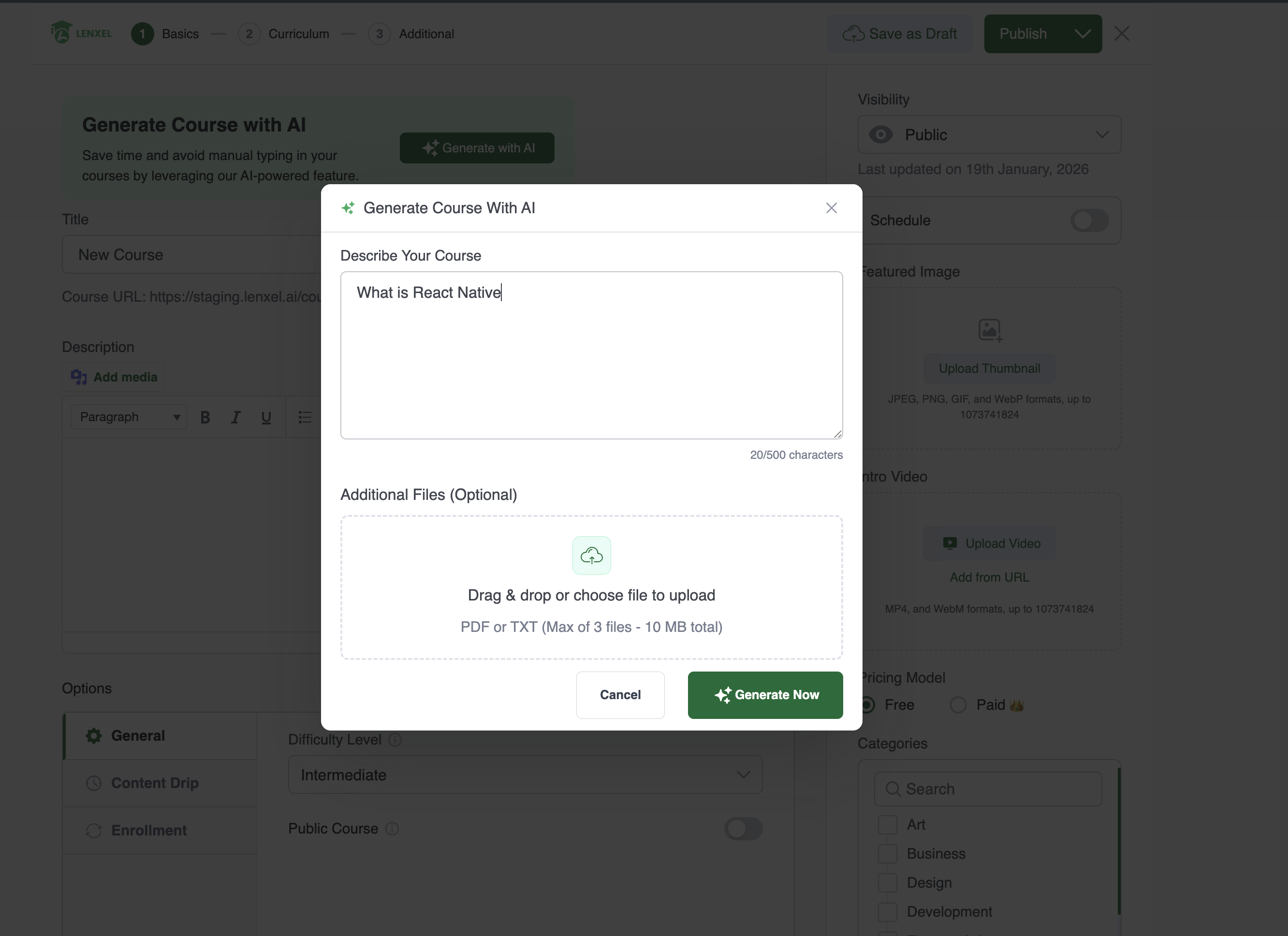 AI Input Interface